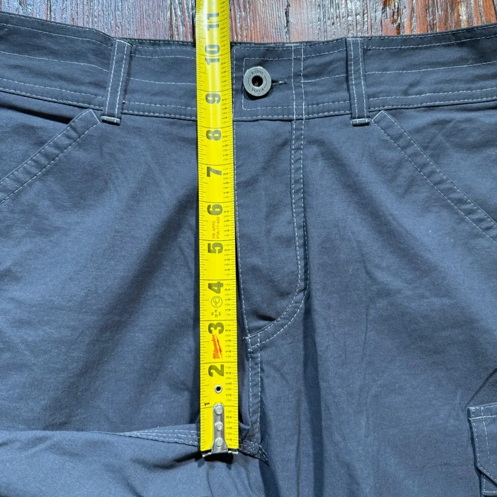 Kuhl Renegade Convertible Stealth Pants Mens 30x30 Gray Hiking Cargo 5138